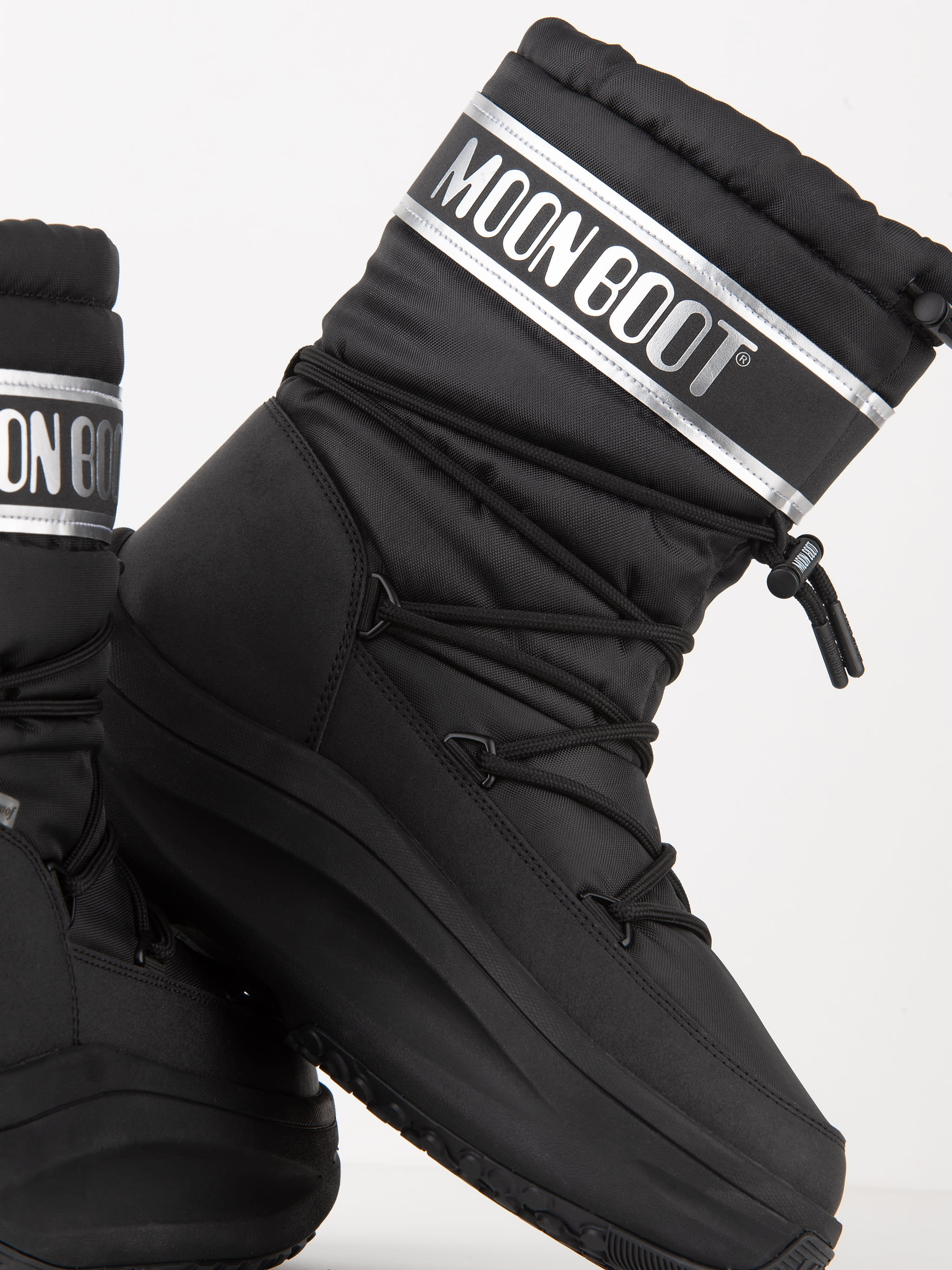 MOON247 SCHWARZ & SILBER POLARSTIEFEL
