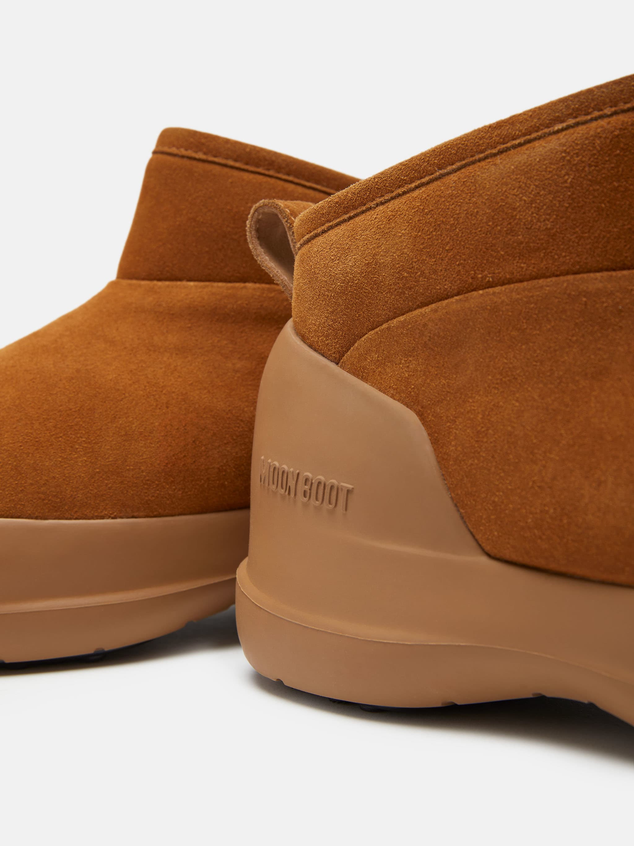 MEZZALUNA BROWN SUEDE NIEDRIGE STIEFEL