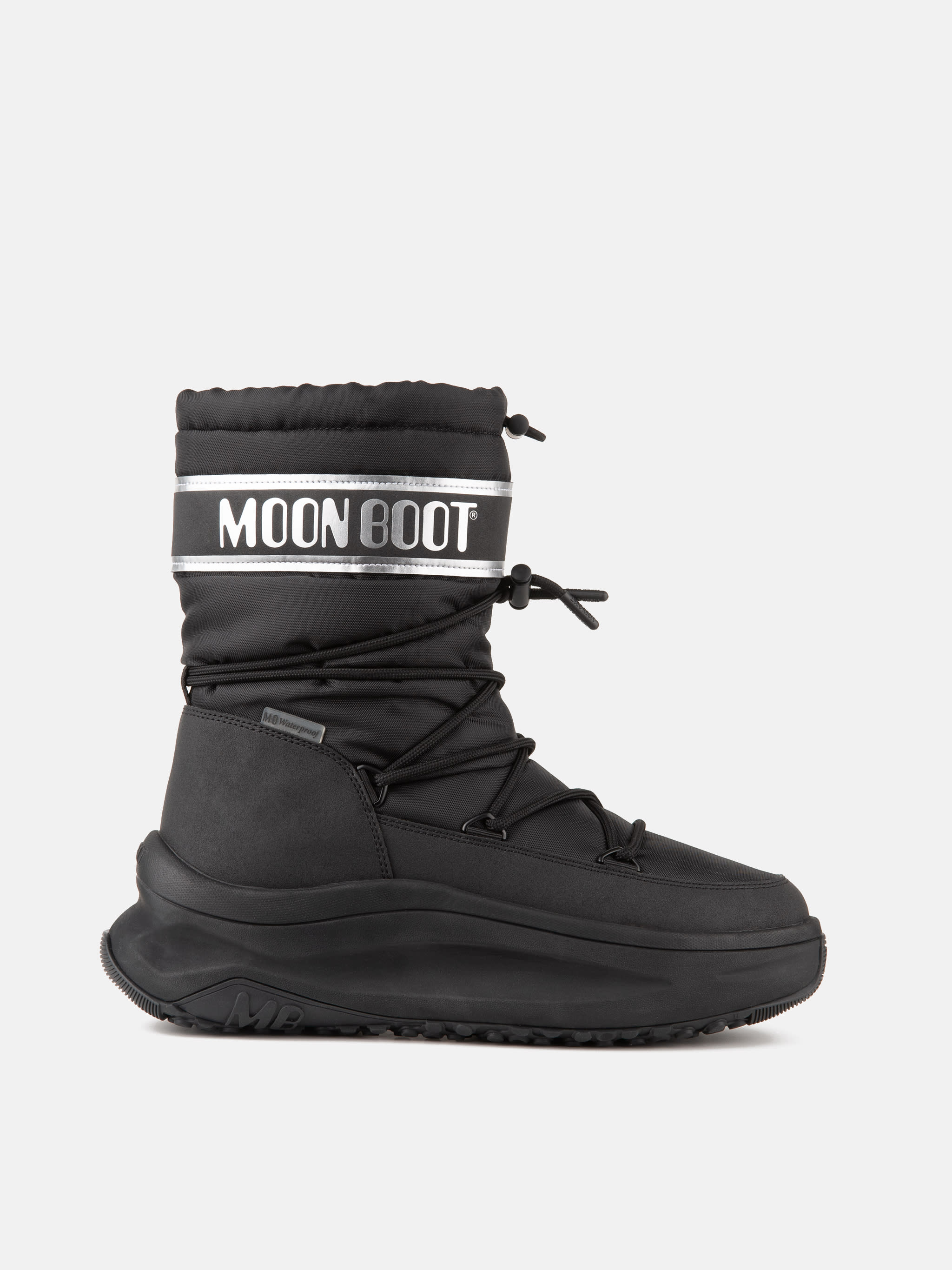 MOON247 SCHWARZ & SILBER POLARSTIEFEL