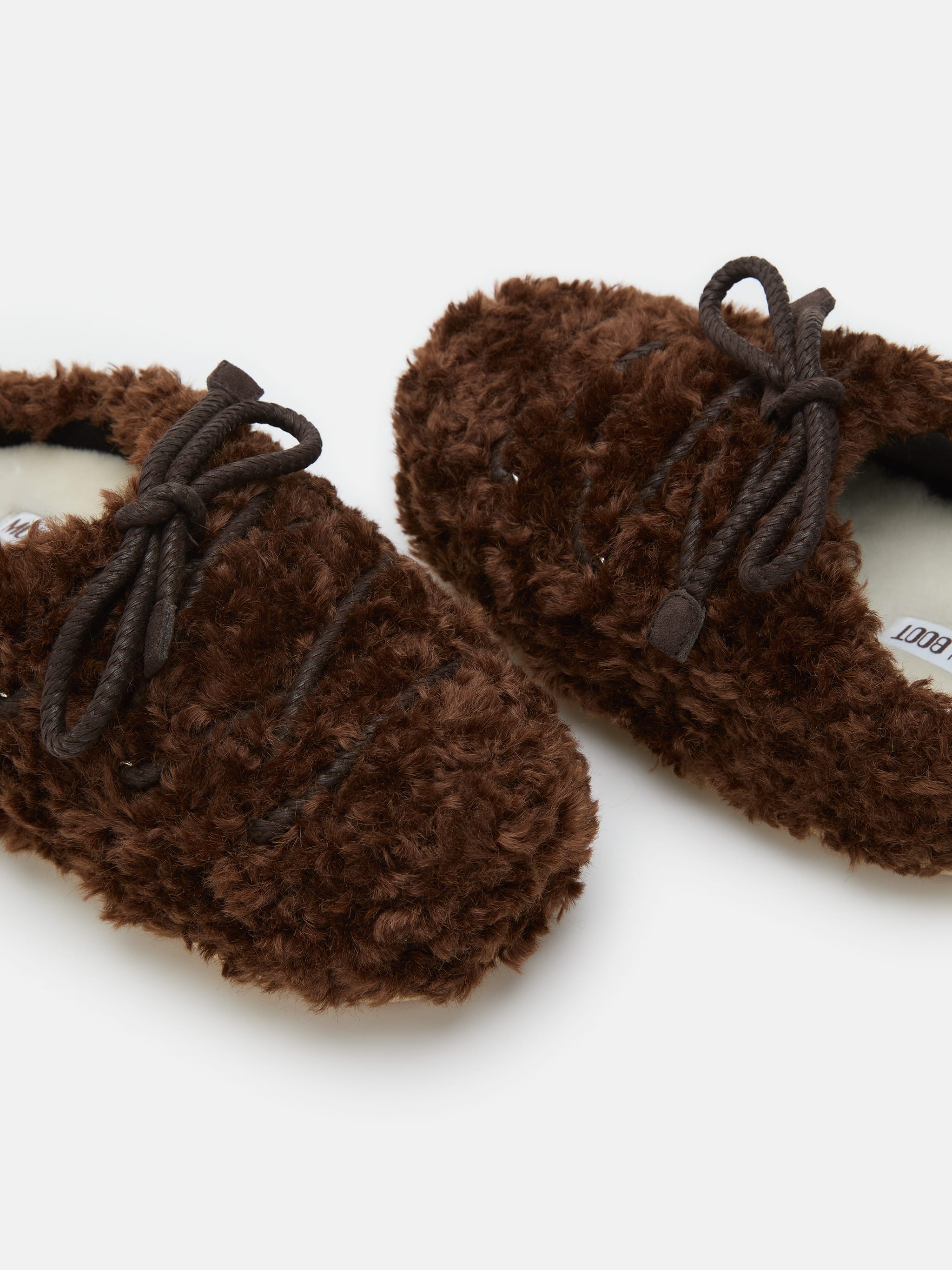 EVX DUNKELBRAUN CURLY MULES
