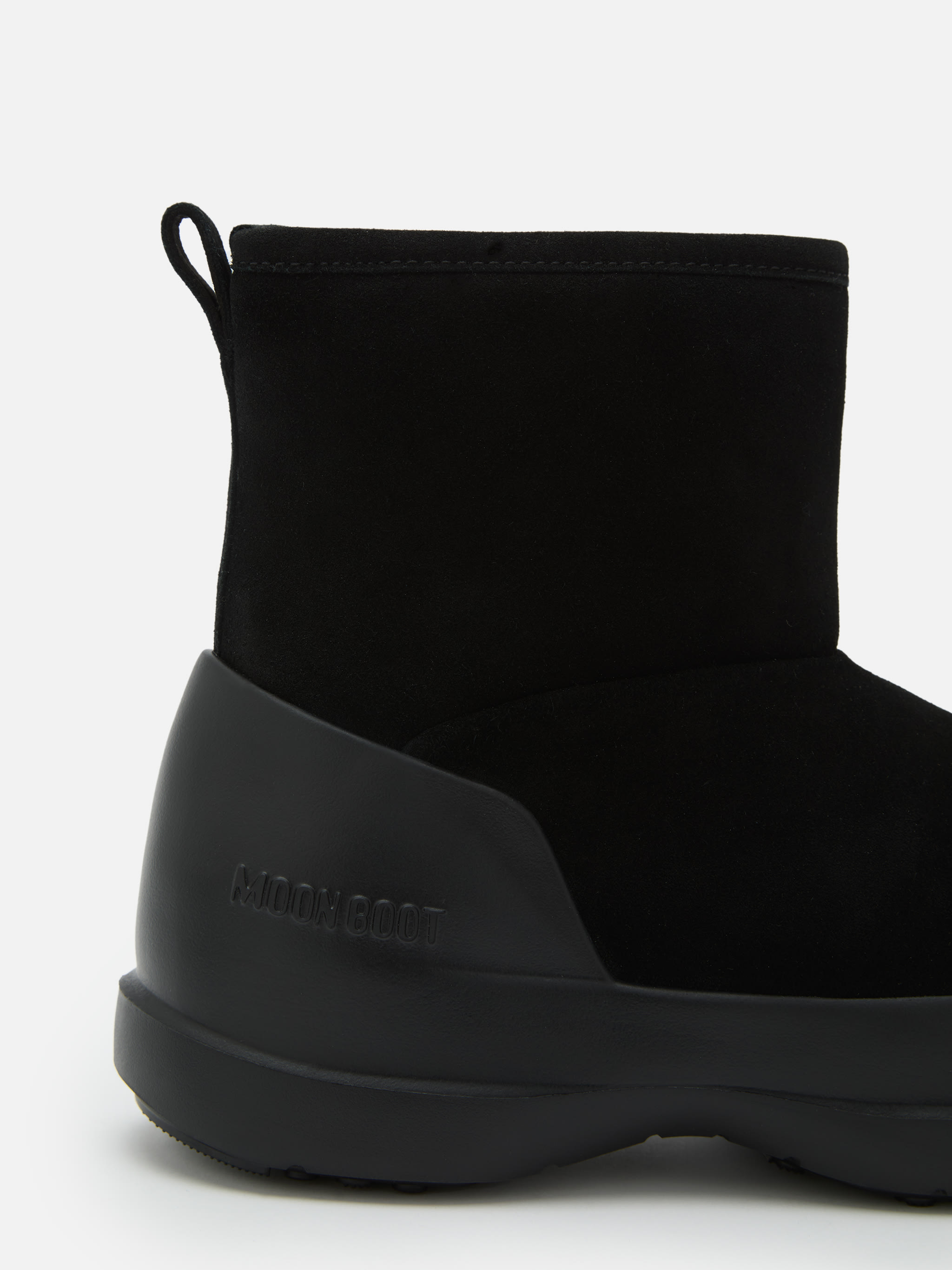 MEZZALUNA MITTELER SCHWARZE STIEFEL