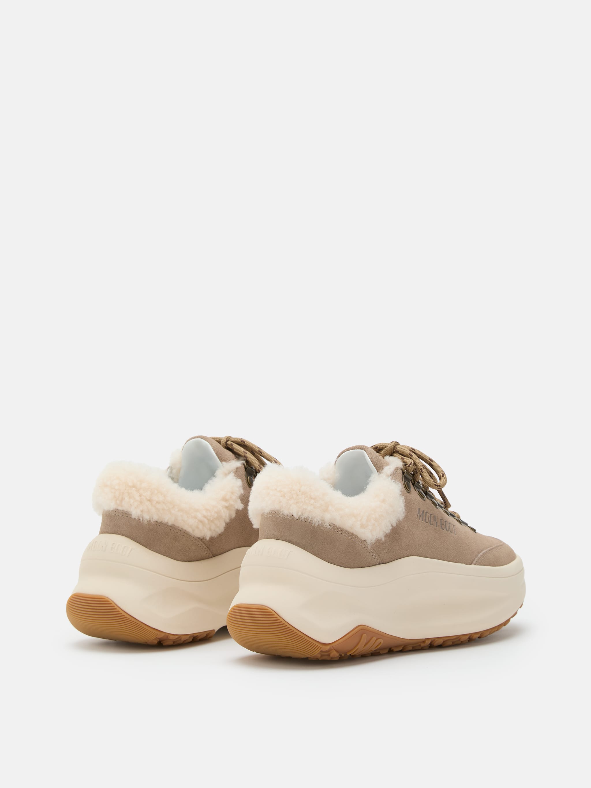 MOON247 CITY BEIGE SCHAFPELZ-SNEAKERS