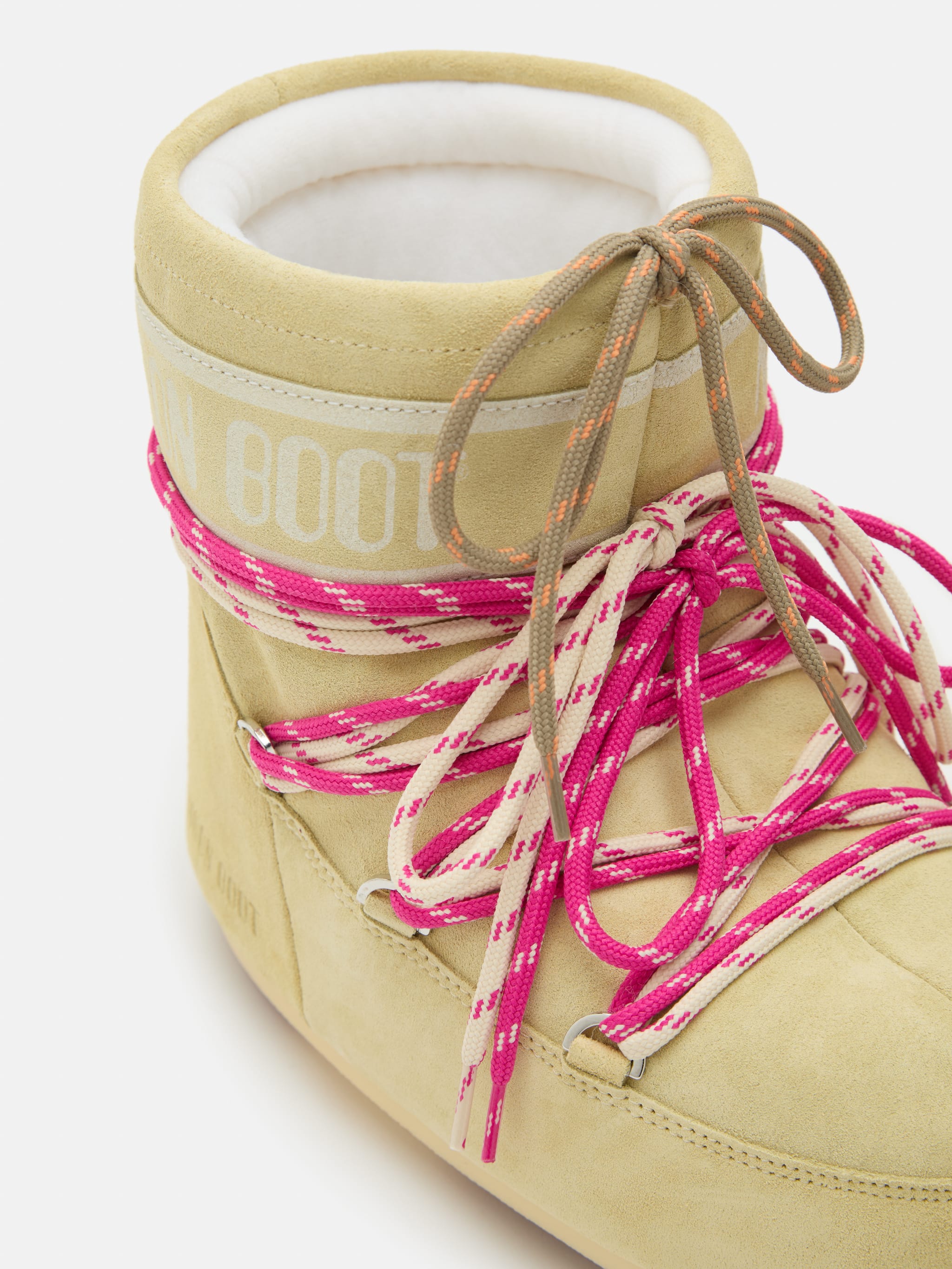ICON LOW GELBES SUEDER STIEFEL