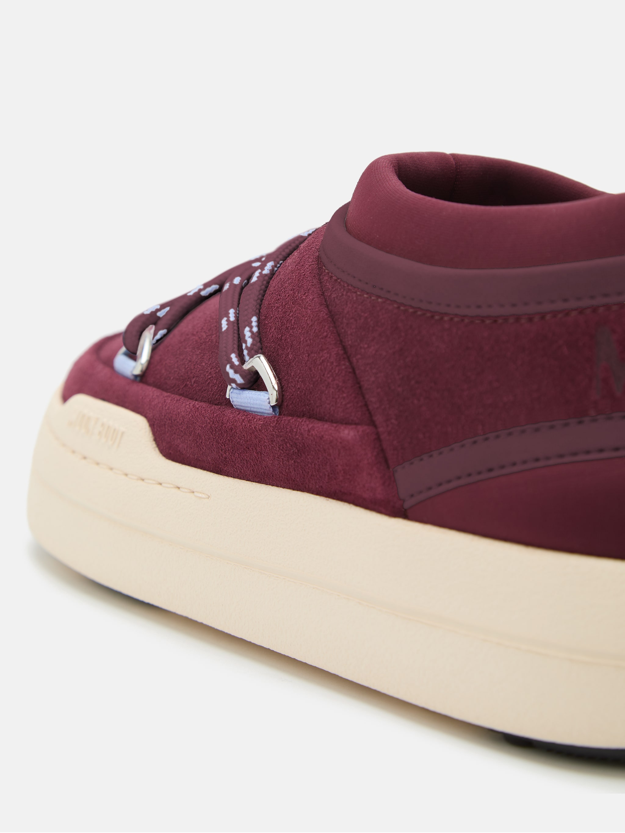 PARK ICON SUEDER BURGUNDY SLIP-ONS