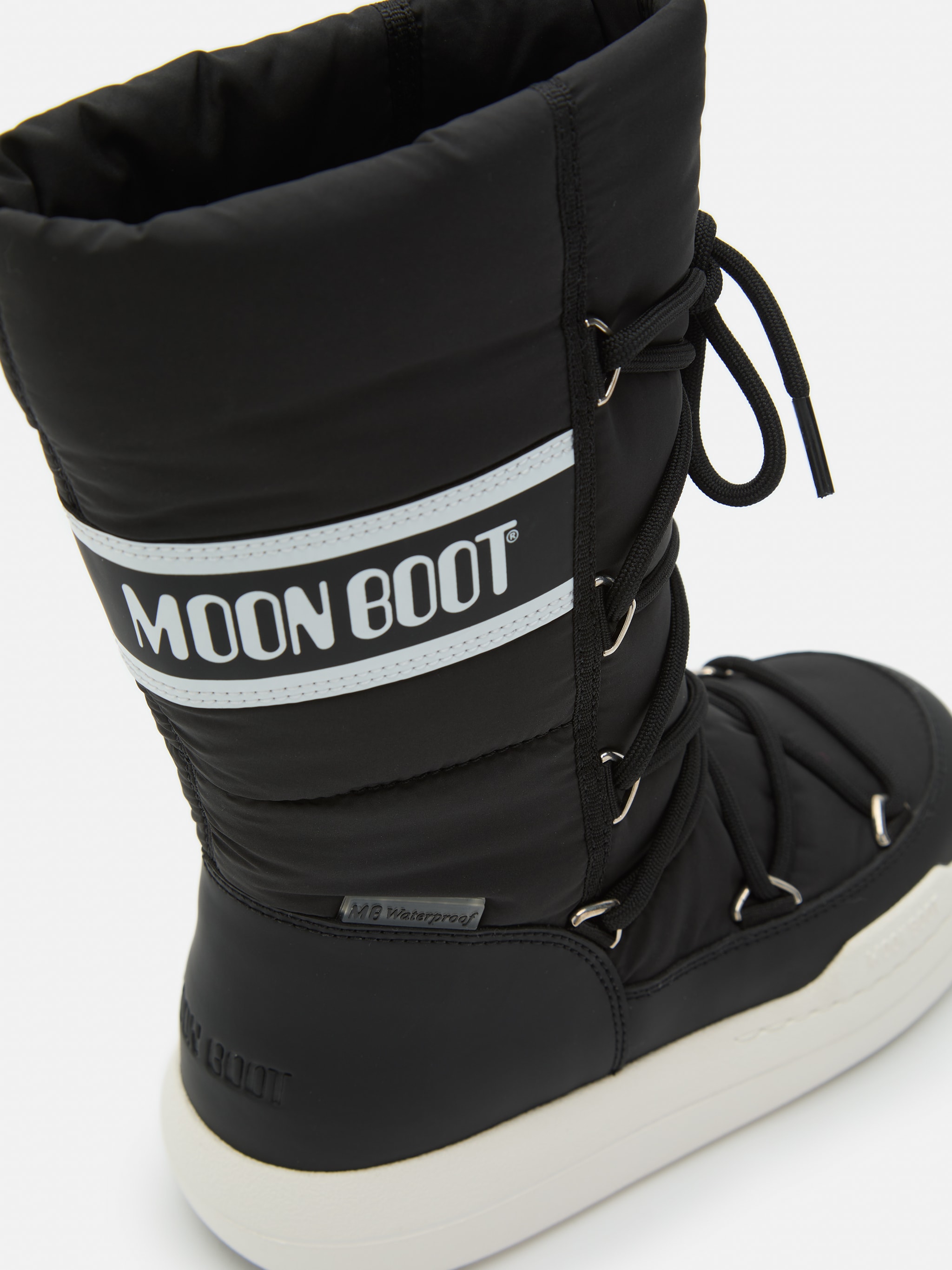 JUNIOR PARK SCHWARZE TUBE-SCHLEIFEN-BOOTS