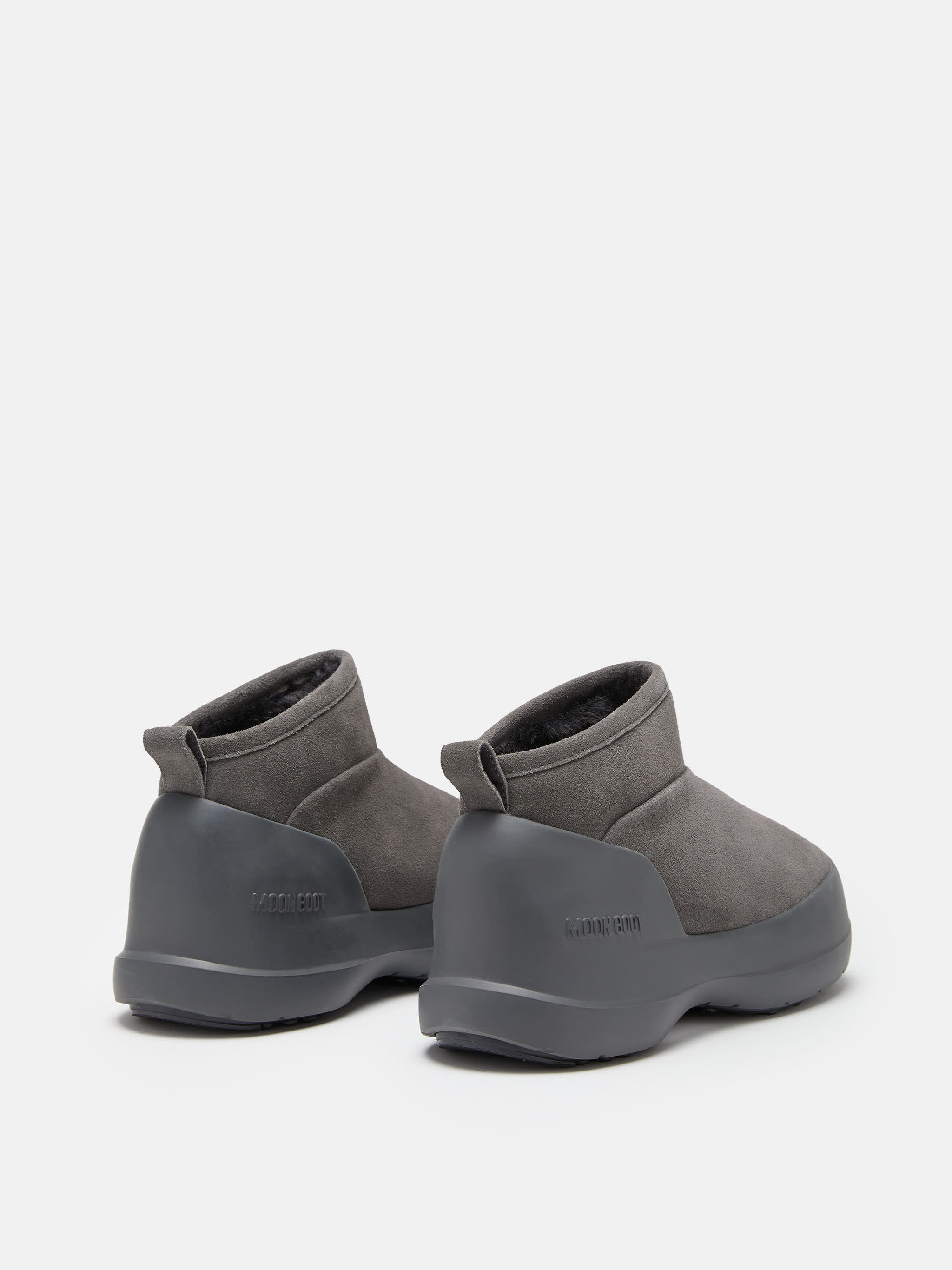 MEZZALUNA ANTHRACITE SUEDEN NIEDRIGE STIEFEL