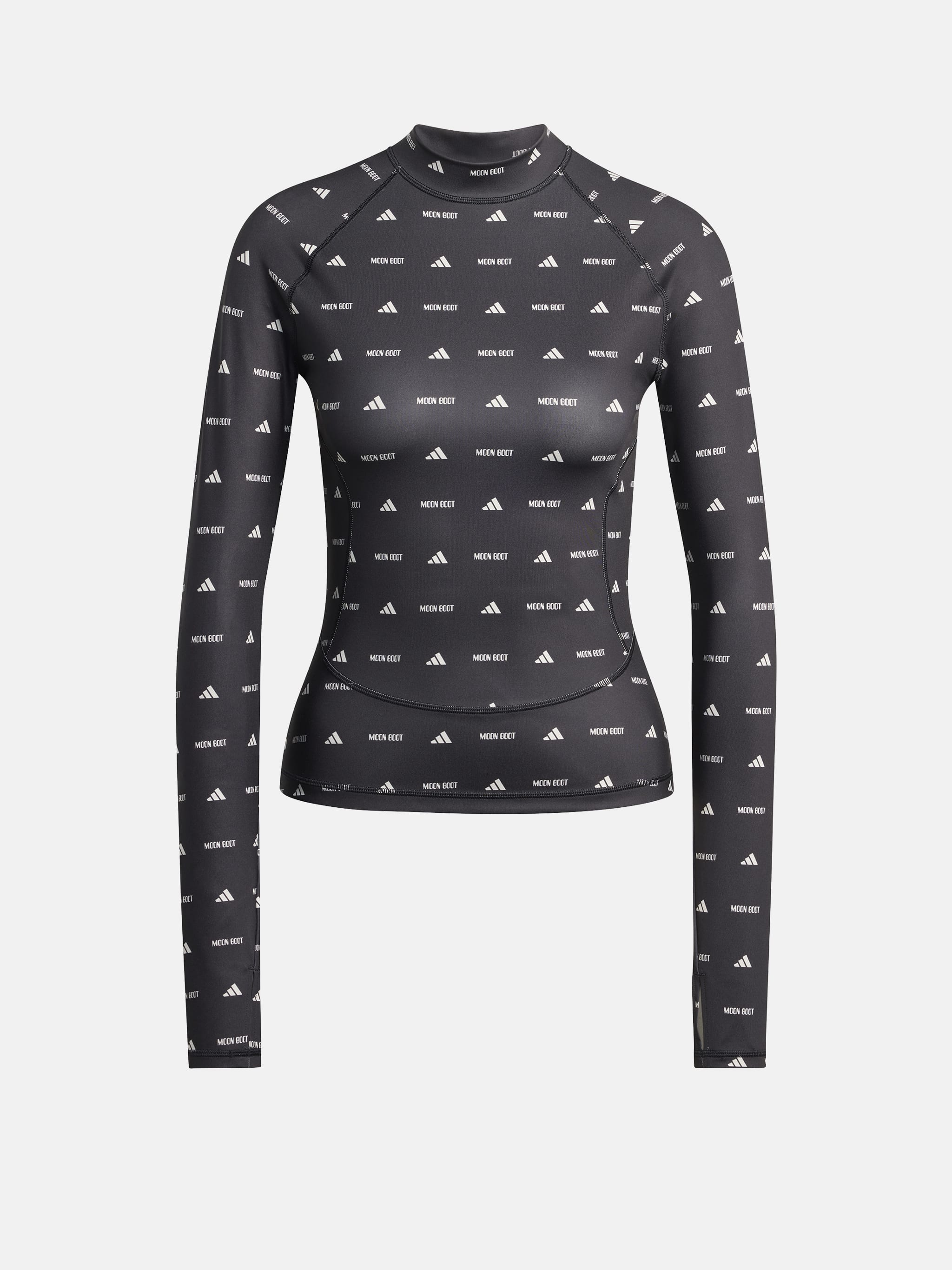ADIDAS X MOON BOOT SCHWARZ LANGARM-TRIKOT