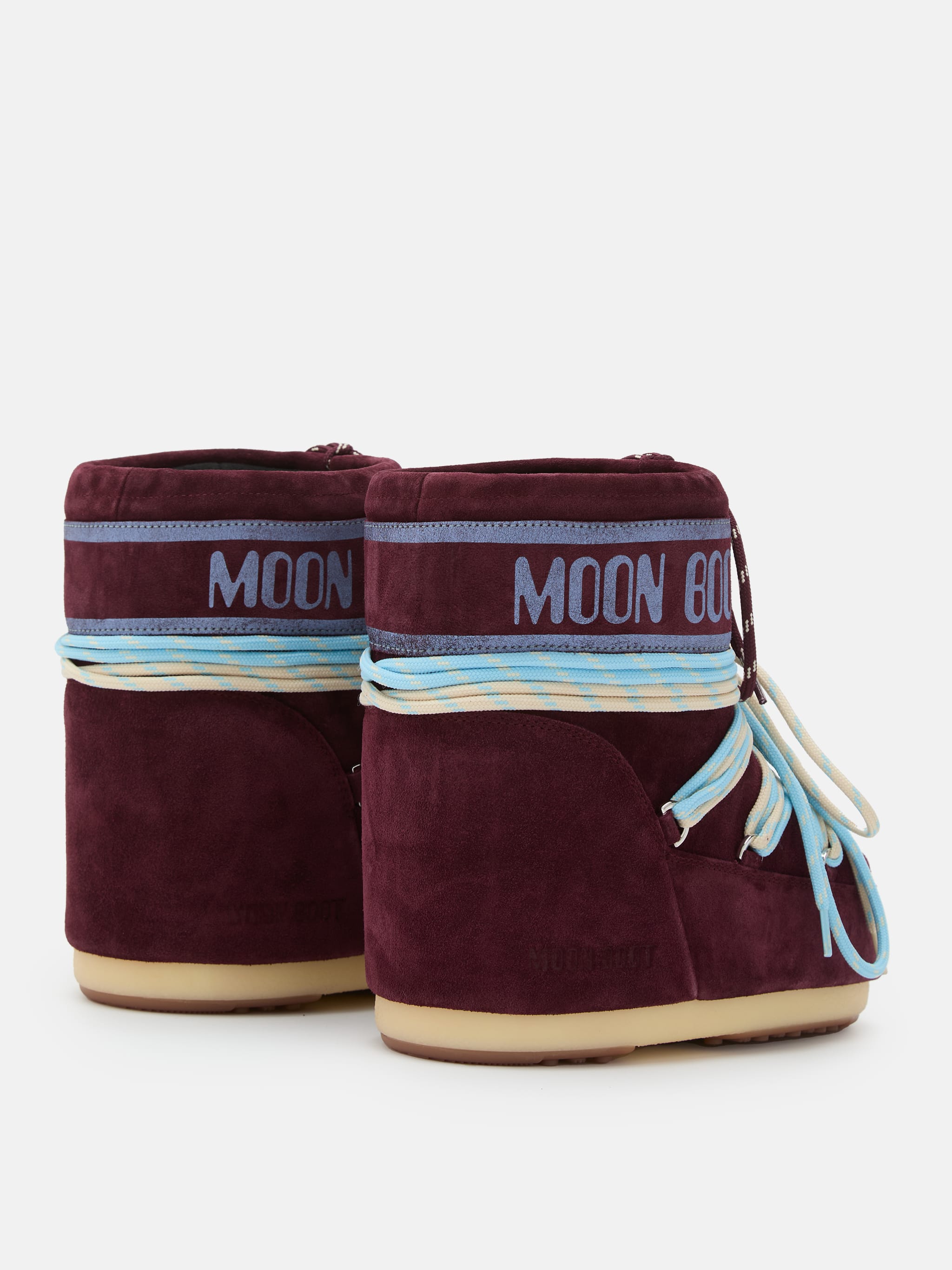 ICON LOW BURGUNDY SUEDE STIEFEL