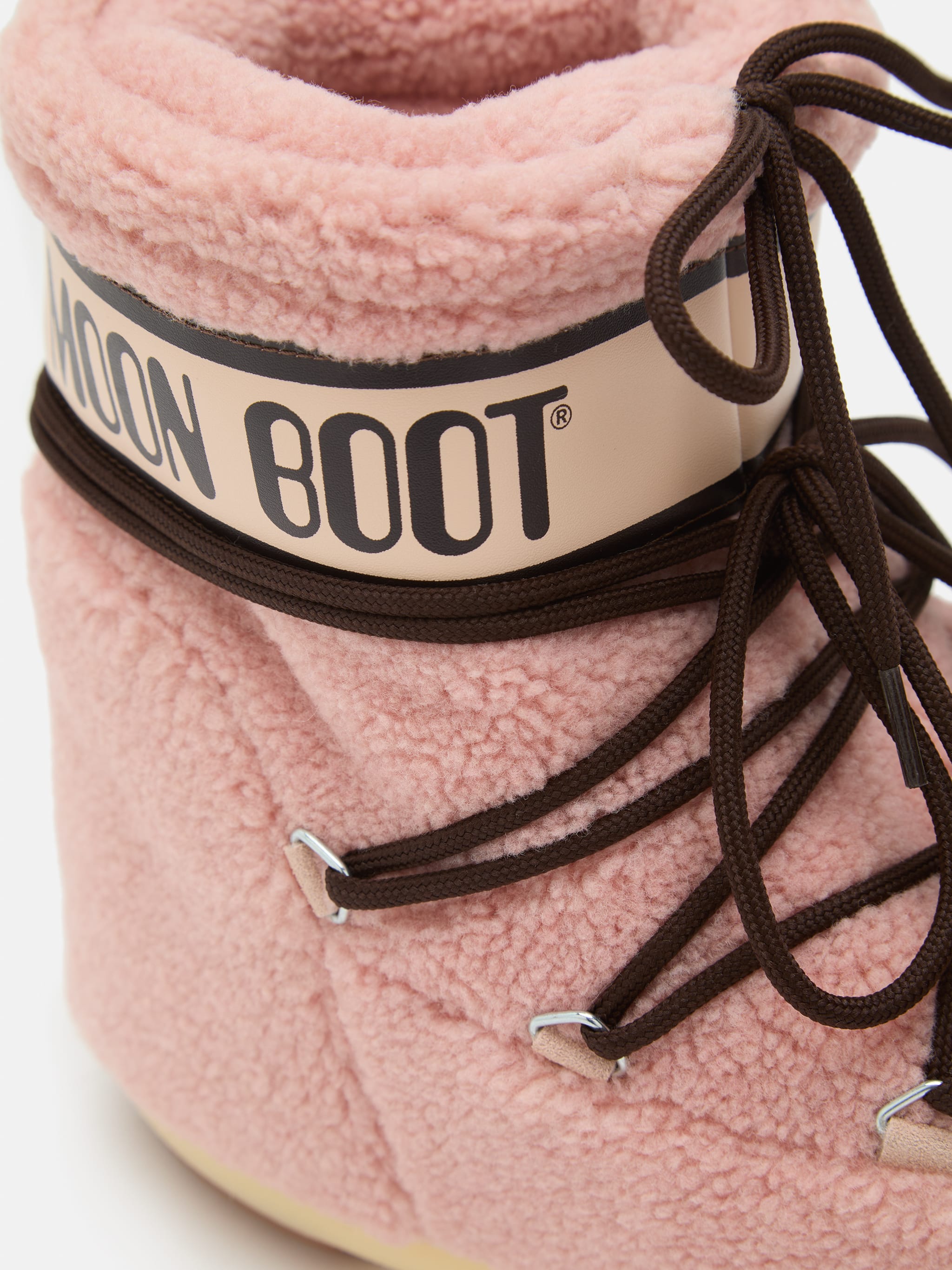 ICON LOW PINK FLEECE STIEFEL