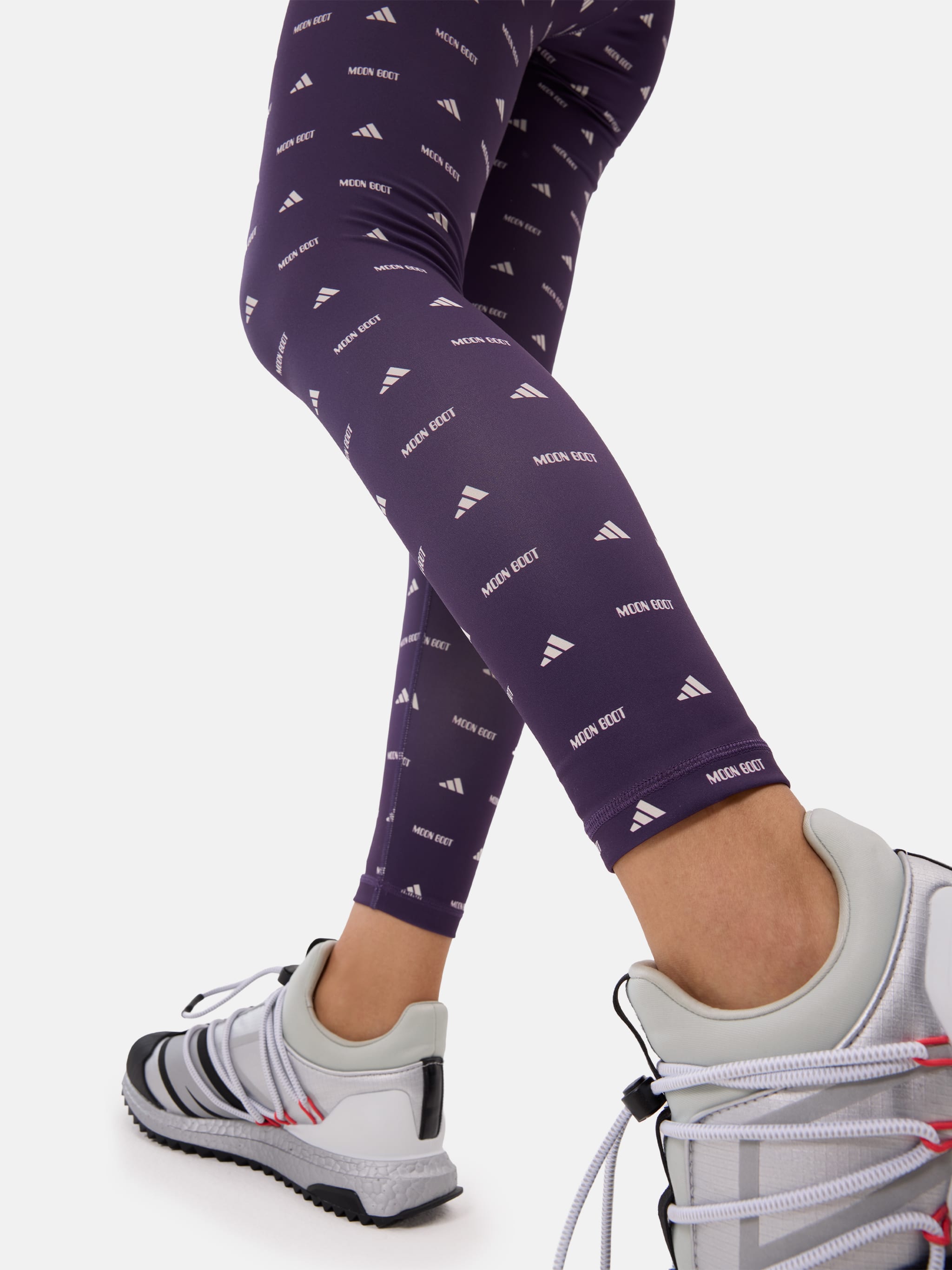 ADIDAS X MOON BOOT PLUM LEGGINGS