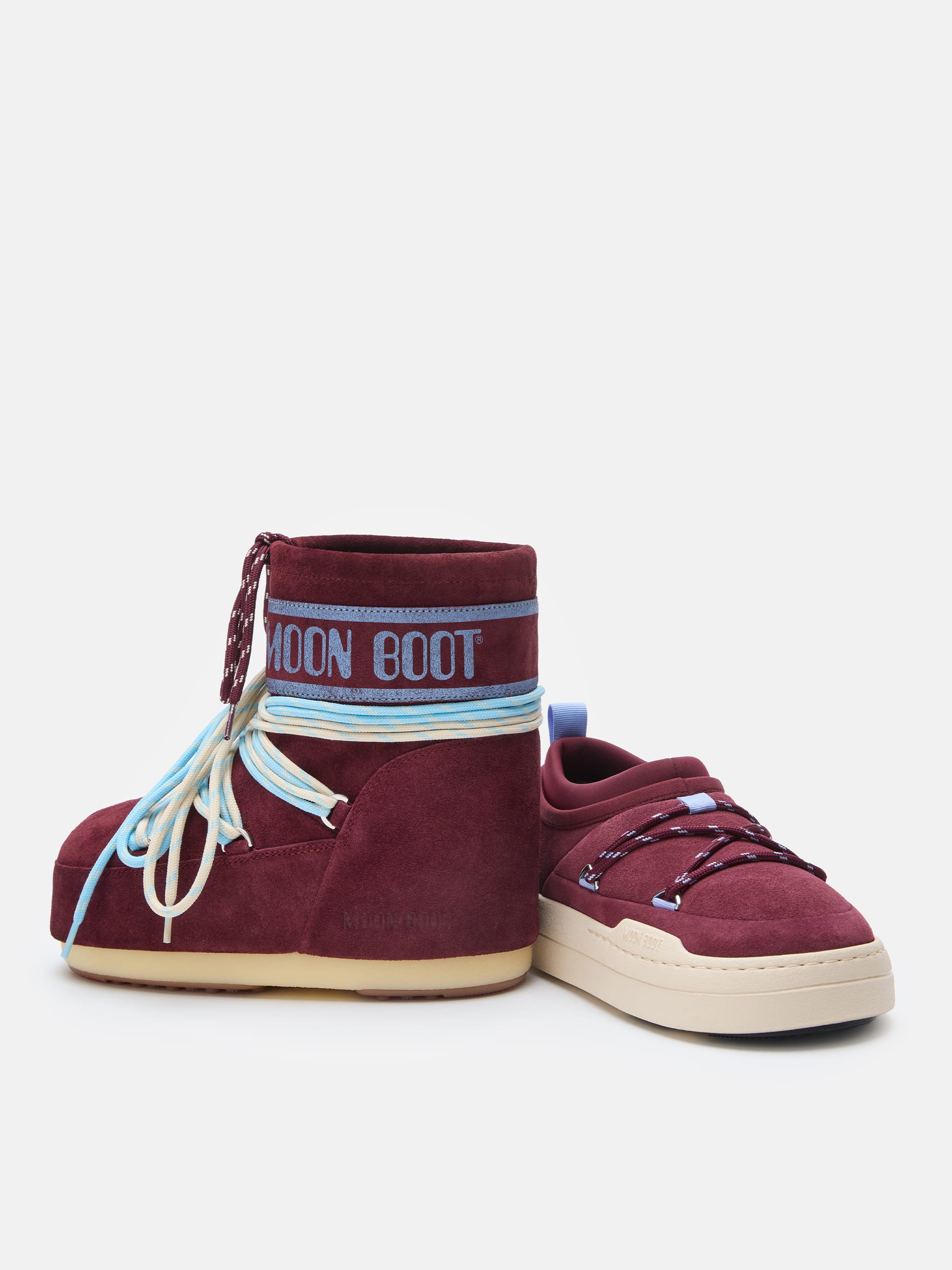 PARK ICON SUEDER BURGUNDY SLIP-ONS
