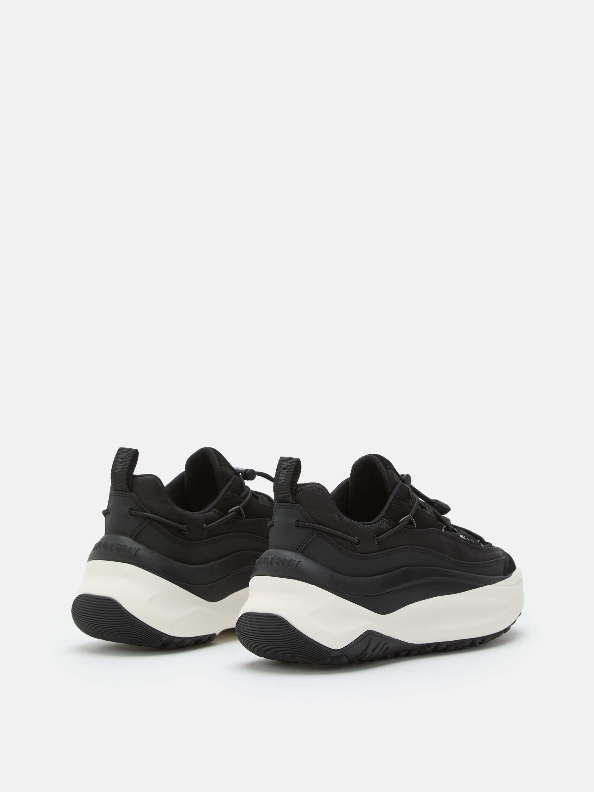 MOON247 XLACE SCHWARZ & WEIß LAUFSCHUHE