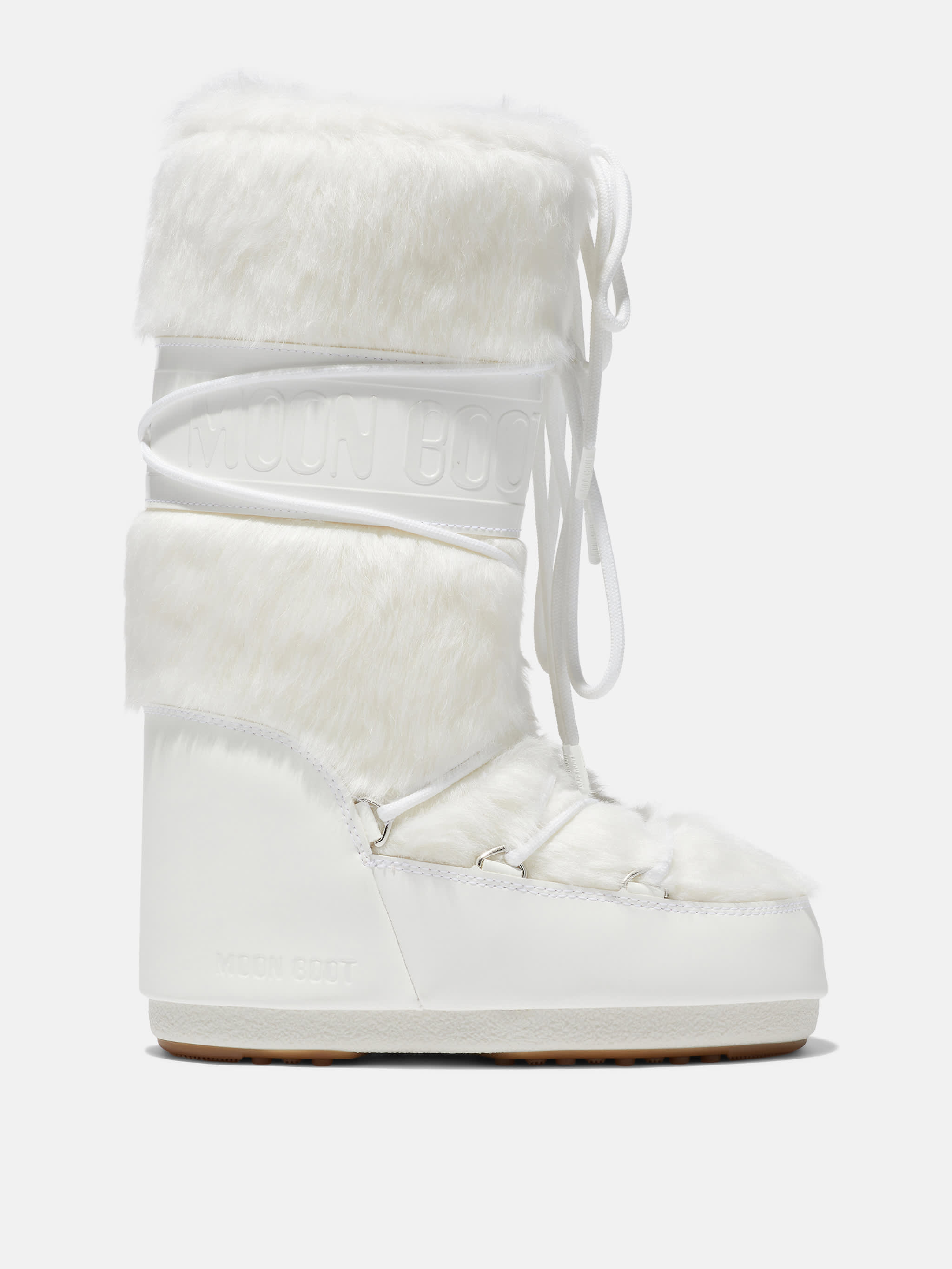 ICON WEIßE KUNSTWOLL-BOOTS