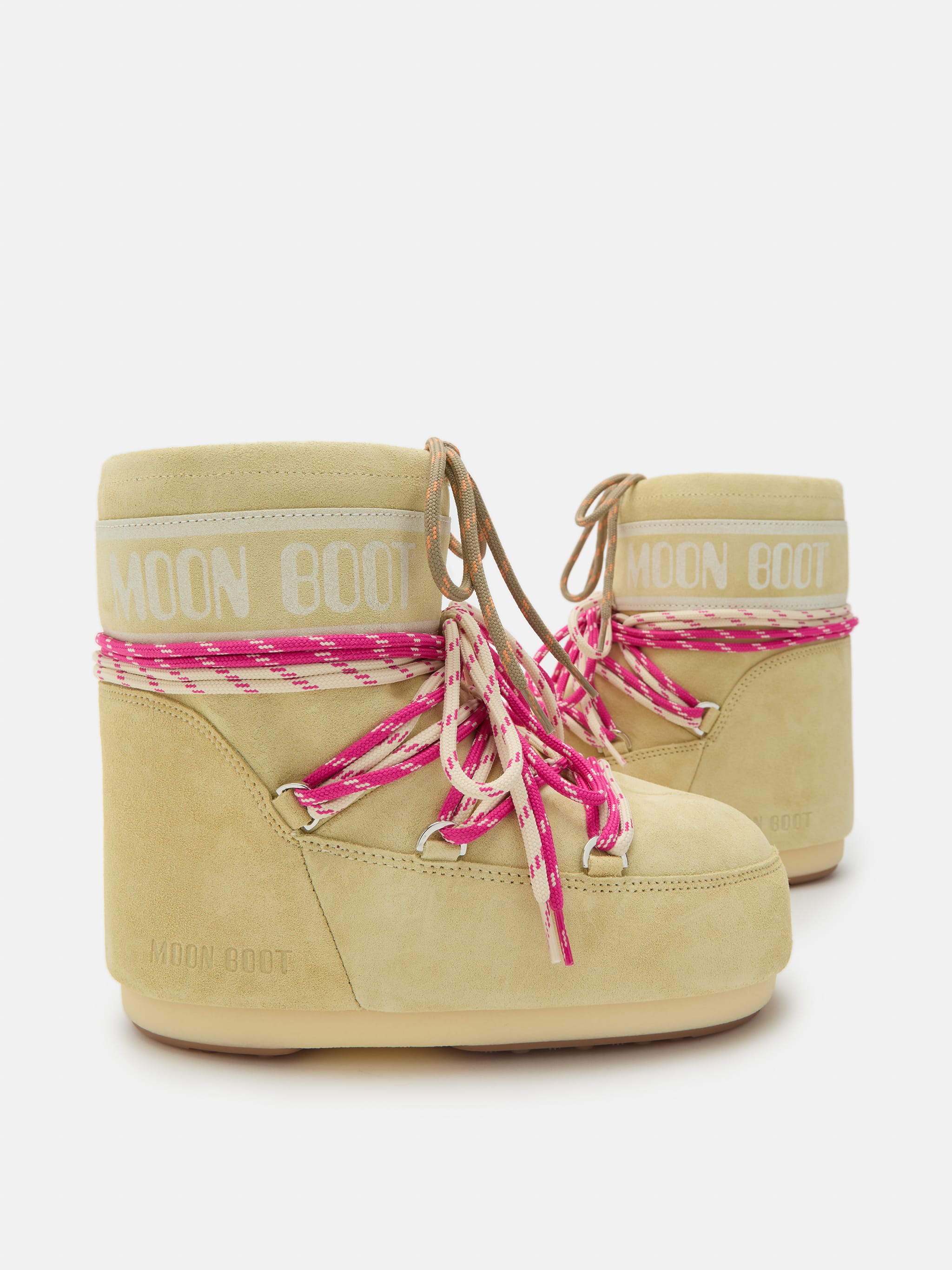 ICON LOW GELBES SUEDER STIEFEL